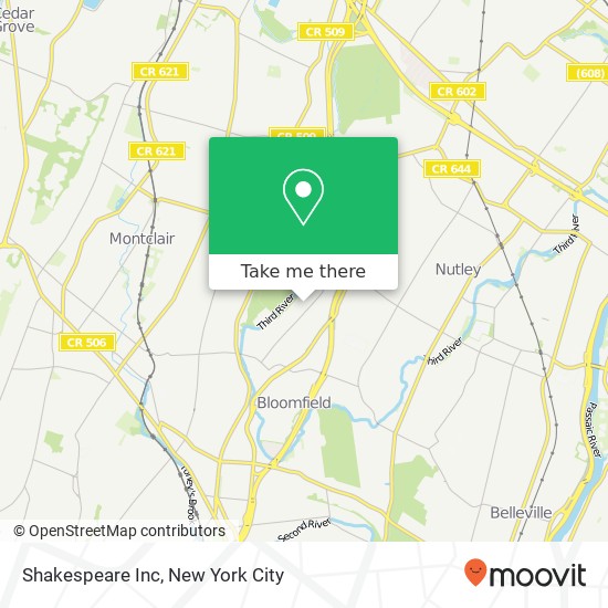 Mapa de Shakespeare Inc