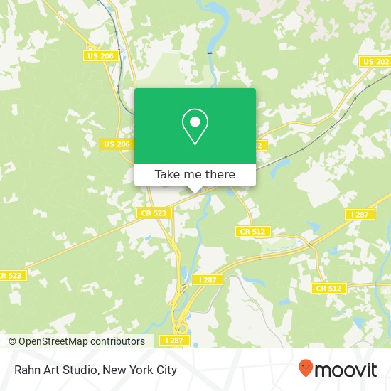 Rahn Art Studio map