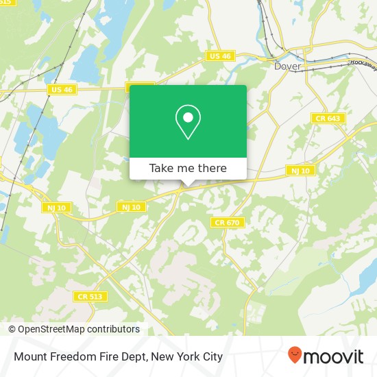 Mapa de Mount Freedom Fire Dept