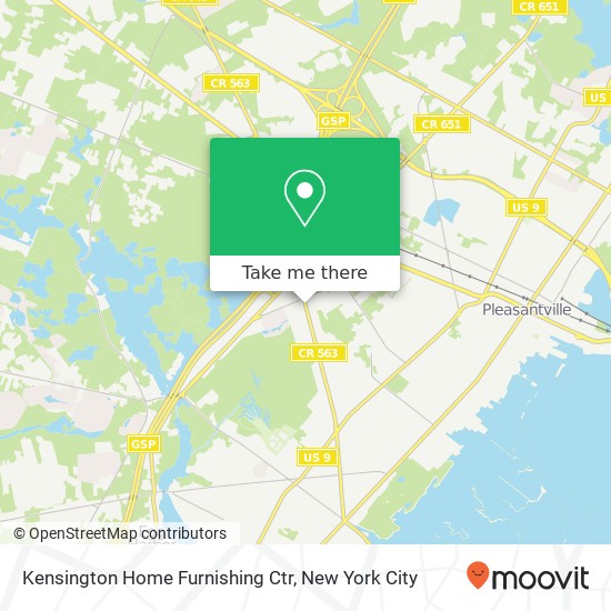 Mapa de Kensington Home Furnishing Ctr