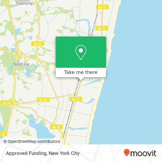 Approved Funding map