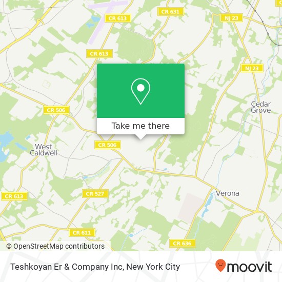 Teshkoyan Er & Company Inc map