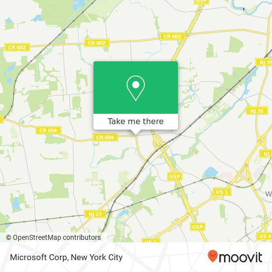Microsoft Corp map