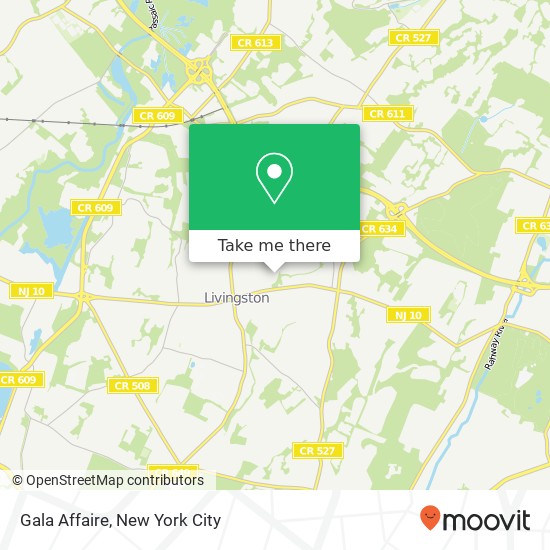 Mapa de Gala Affaire