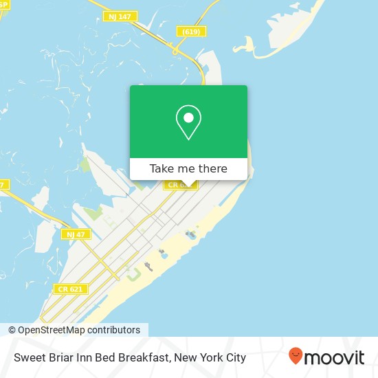 Sweet Briar Inn Bed Breakfast map