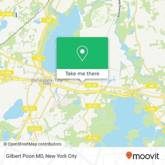 Gilbert Poon MD map