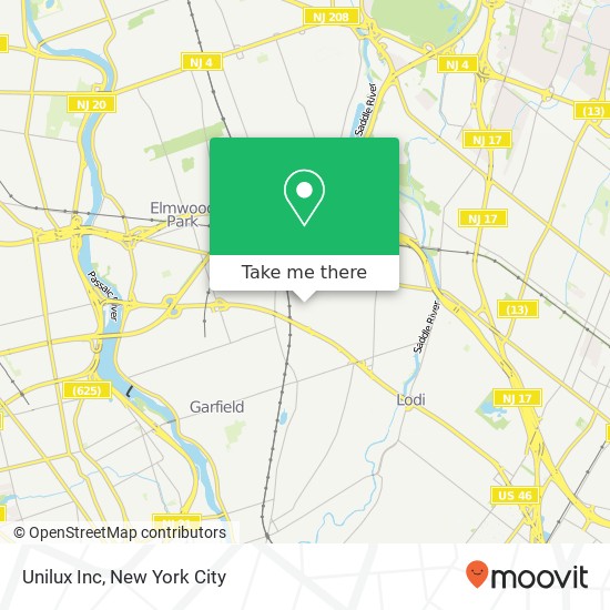 Mapa de Unilux Inc