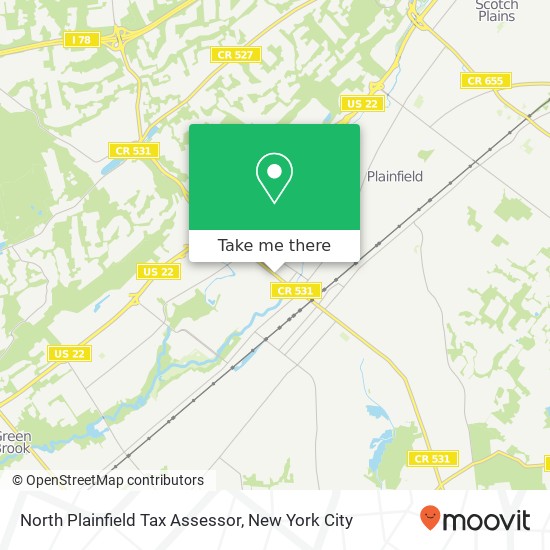 North Plainfield Tax Assessor map
