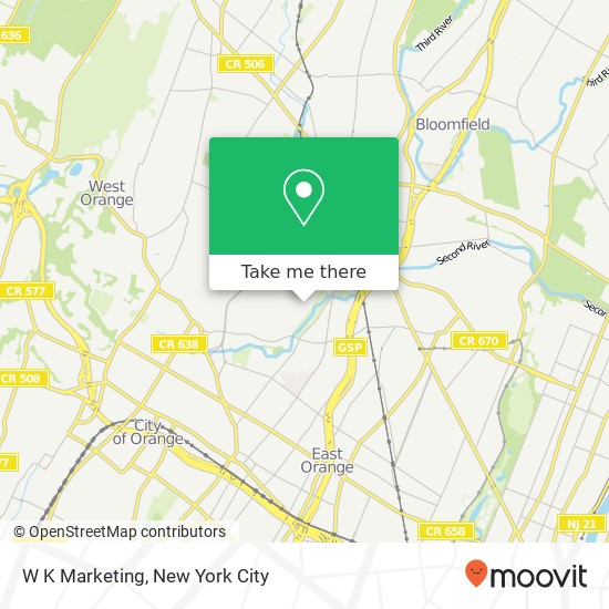 W K Marketing map