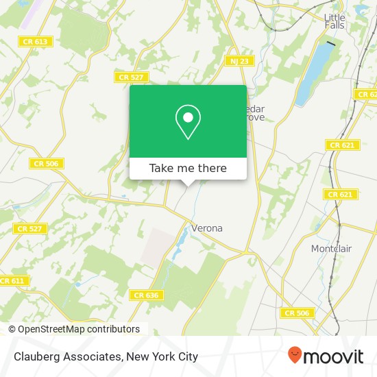Clauberg Associates map