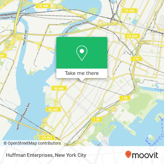 Huffman Enterprises map