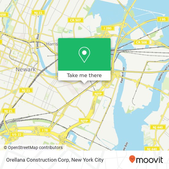 Orellana Construction Corp map