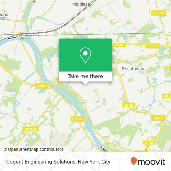 Mapa de Cogent Engineering Solutions