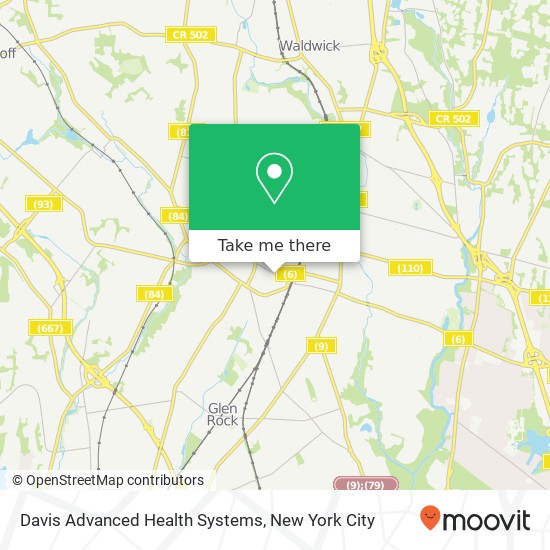 Davis Advanced Health Systems map