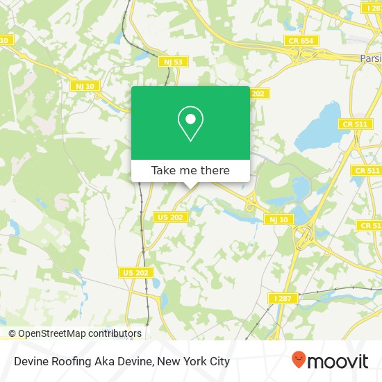 Devine Roofing Aka Devine map