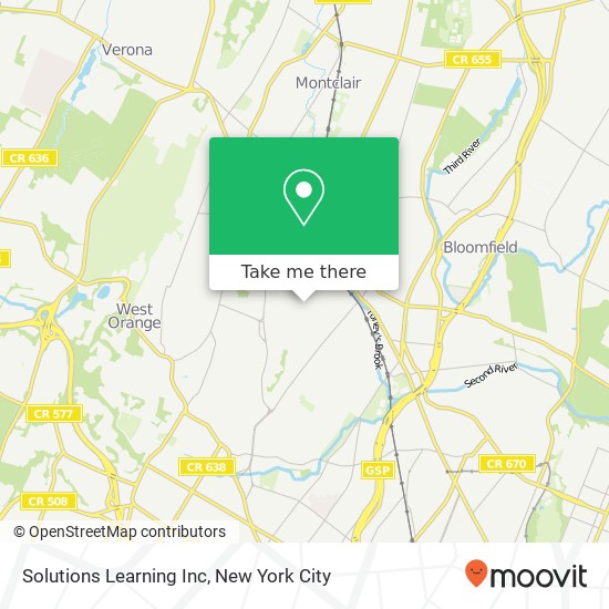 Solutions Learning Inc map