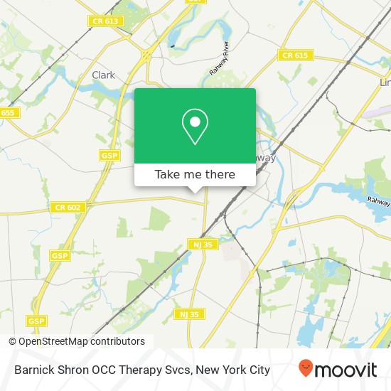 Barnick Shron OCC Therapy Svcs map