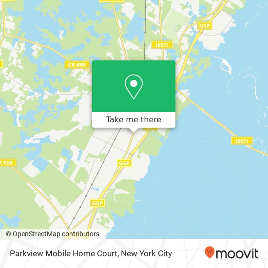 Mapa de Parkview Mobile Home Court