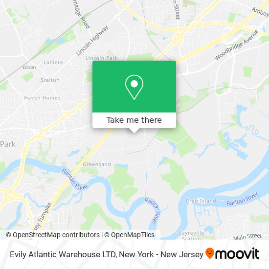 Mapa de Evily Atlantic Warehouse LTD