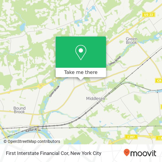 First Interstate Financial Cor map