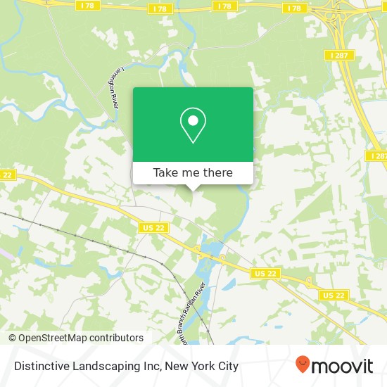 Distinctive Landscaping Inc map