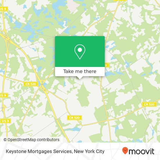 Mapa de Keystone Mortgages Services