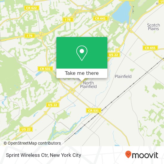 Mapa de Sprint Wireless Ctr