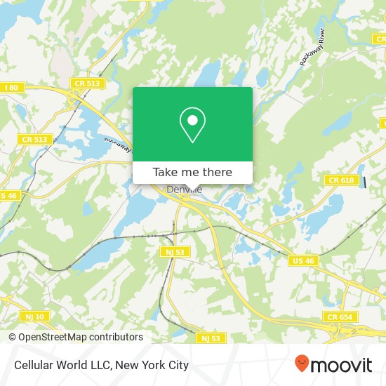 Cellular World LLC map