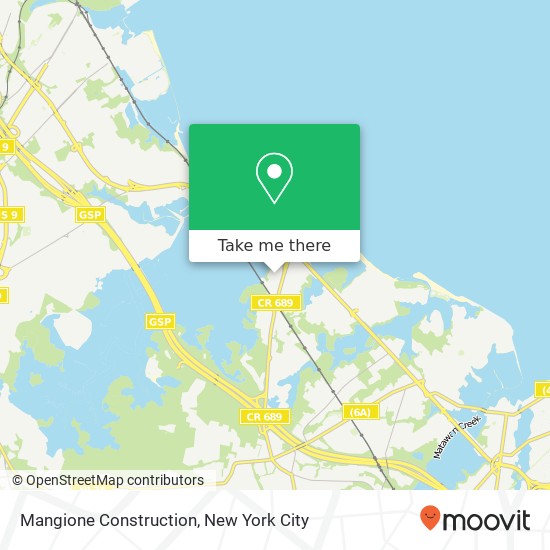 Mangione Construction map