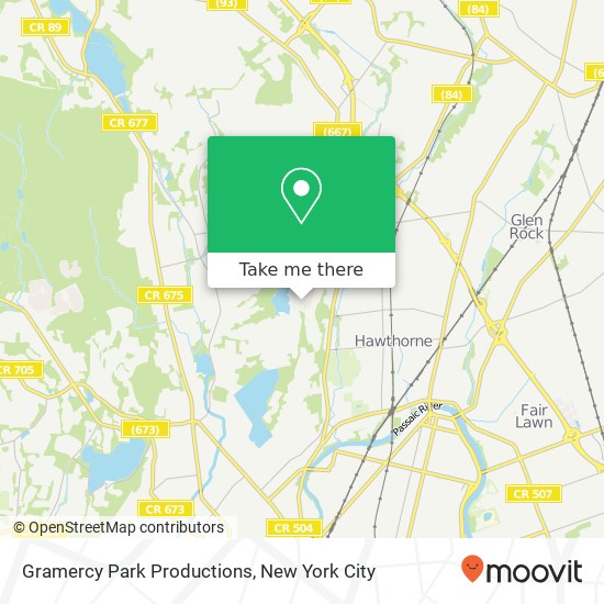 Gramercy Park Productions map