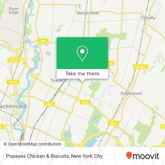 Mapa de Popeyes Chicken & Biscuits