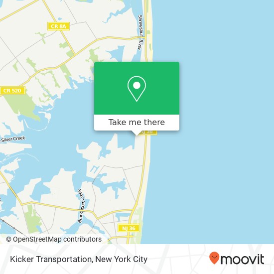 Kicker Transportation map