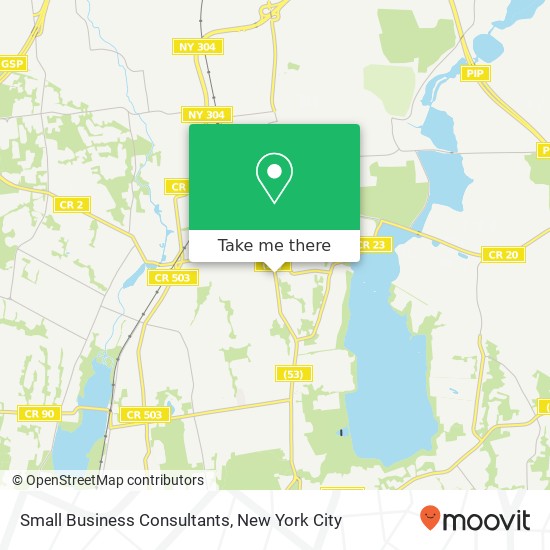 Small Business Consultants map