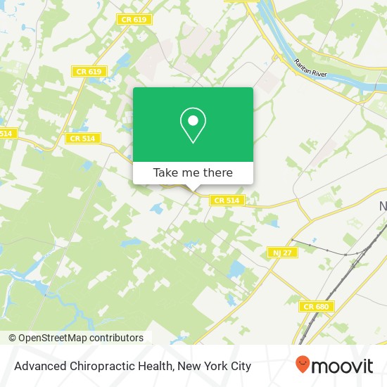 Advanced Chiropractic Health map