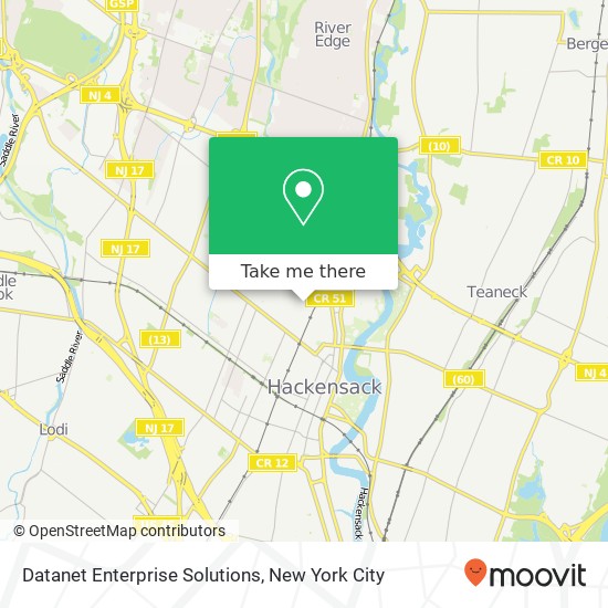 Datanet Enterprise Solutions map