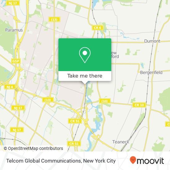 Mapa de Telcom Global Communications