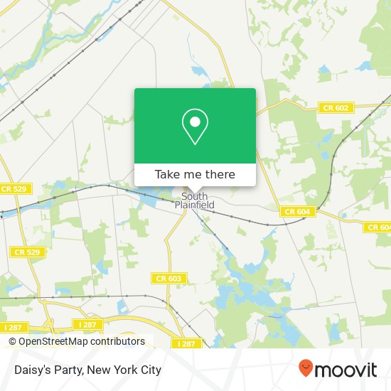 Daisy's Party map