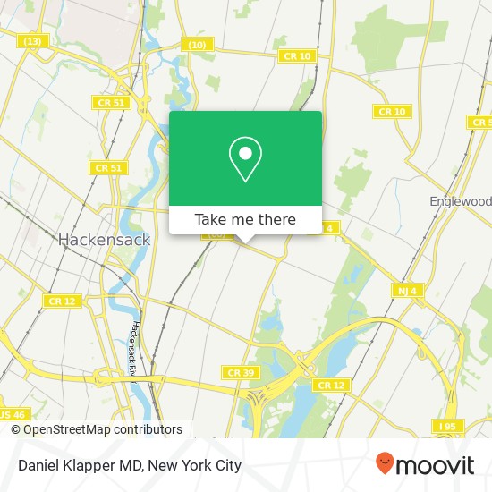 Daniel Klapper MD map