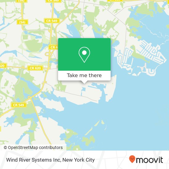 Mapa de Wind River Systems Inc