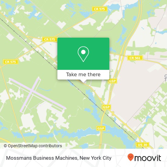 Mapa de Mossmans Business Machines