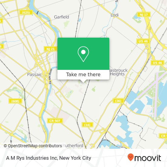 Mapa de A M Rys Industries Inc