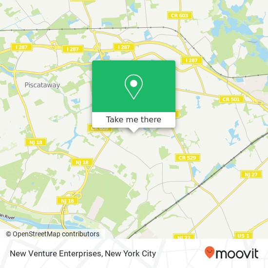 New Venture Enterprises map