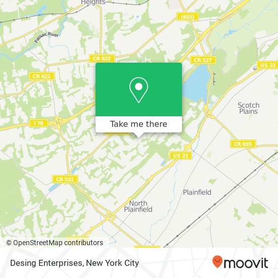 Desing Enterprises map