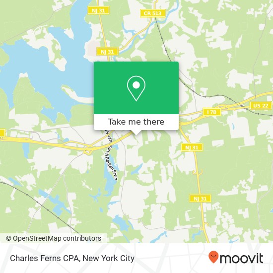 Charles Ferns CPA map