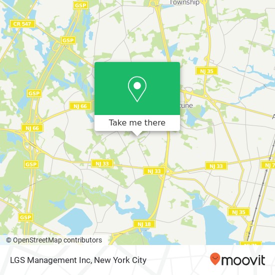 Mapa de LGS Management Inc