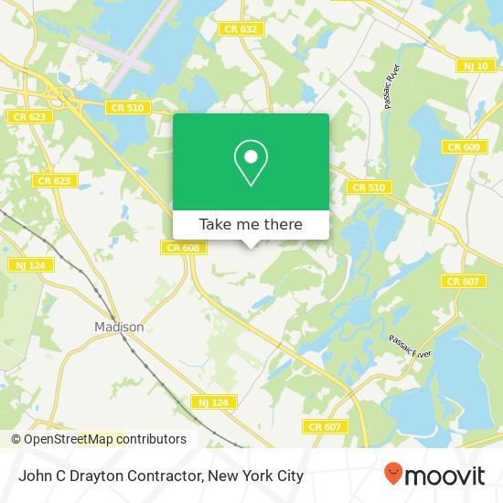 John C Drayton Contractor map