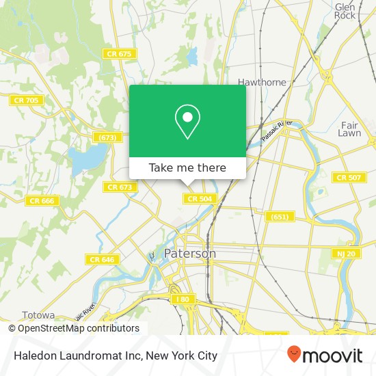 Mapa de Haledon Laundromat Inc
