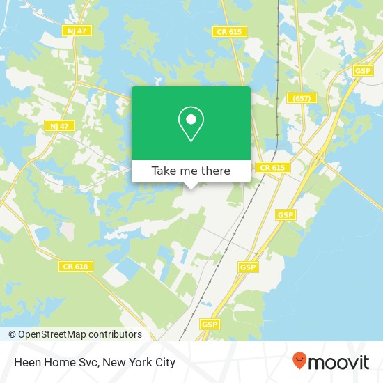 Heen Home Svc map