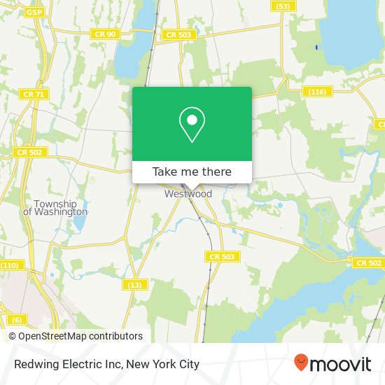 Mapa de Redwing Electric Inc