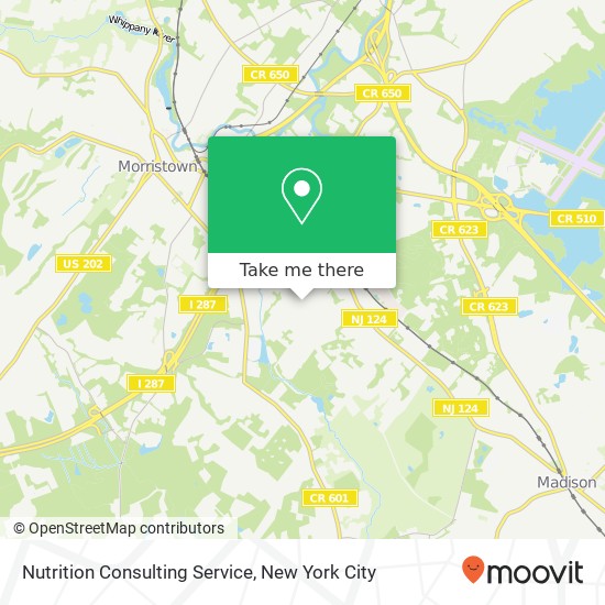 Nutrition Consulting Service map